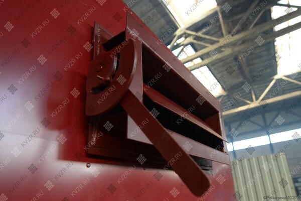 Шибер газохода котла с водяными колосниками 1200 кВт