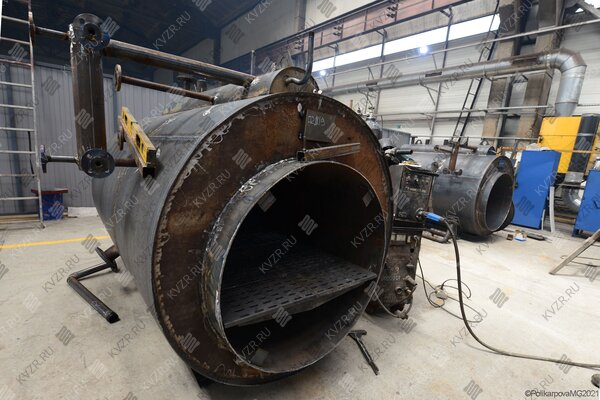 Изготовление парогенератора 300 кг пара на угле